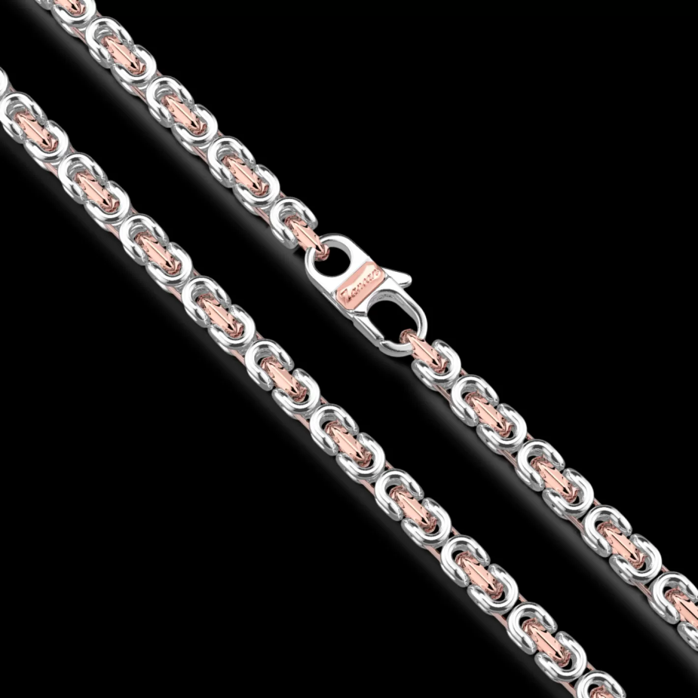 Zancan Gioielli Necklaces>Zancan 18K Rose Gold And Silver Necklace.