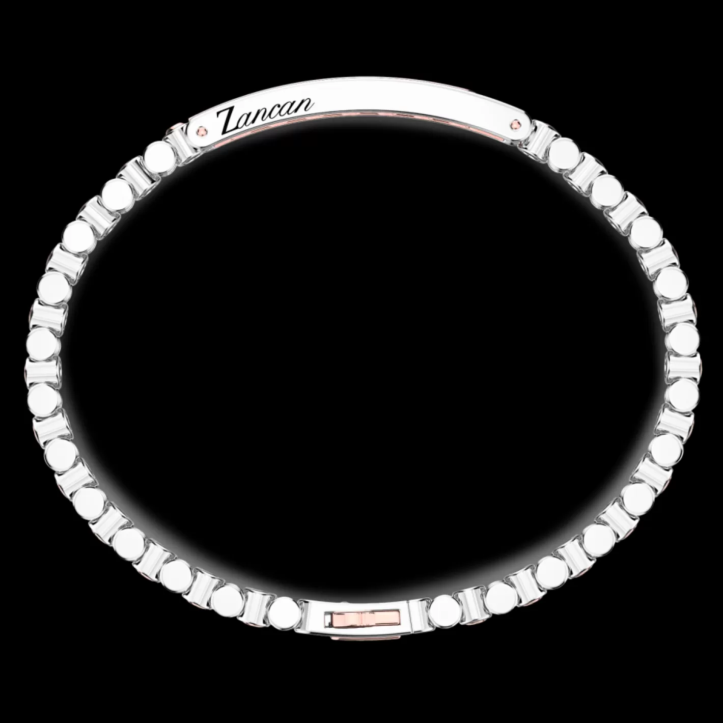 Zancan Gioielli Bracelets>Zancan Bracelet In 18Kt Gold And Black Diamonds.