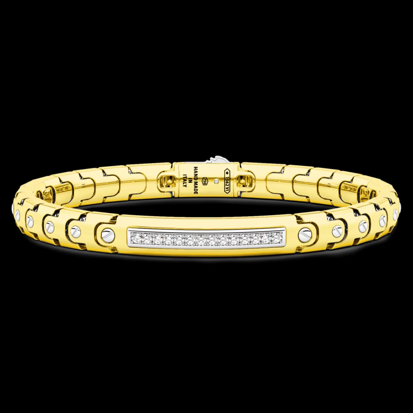 Zancan Gioielli Bracelets>Zancan Bracelet In 18Kt Gold With Diamonds.