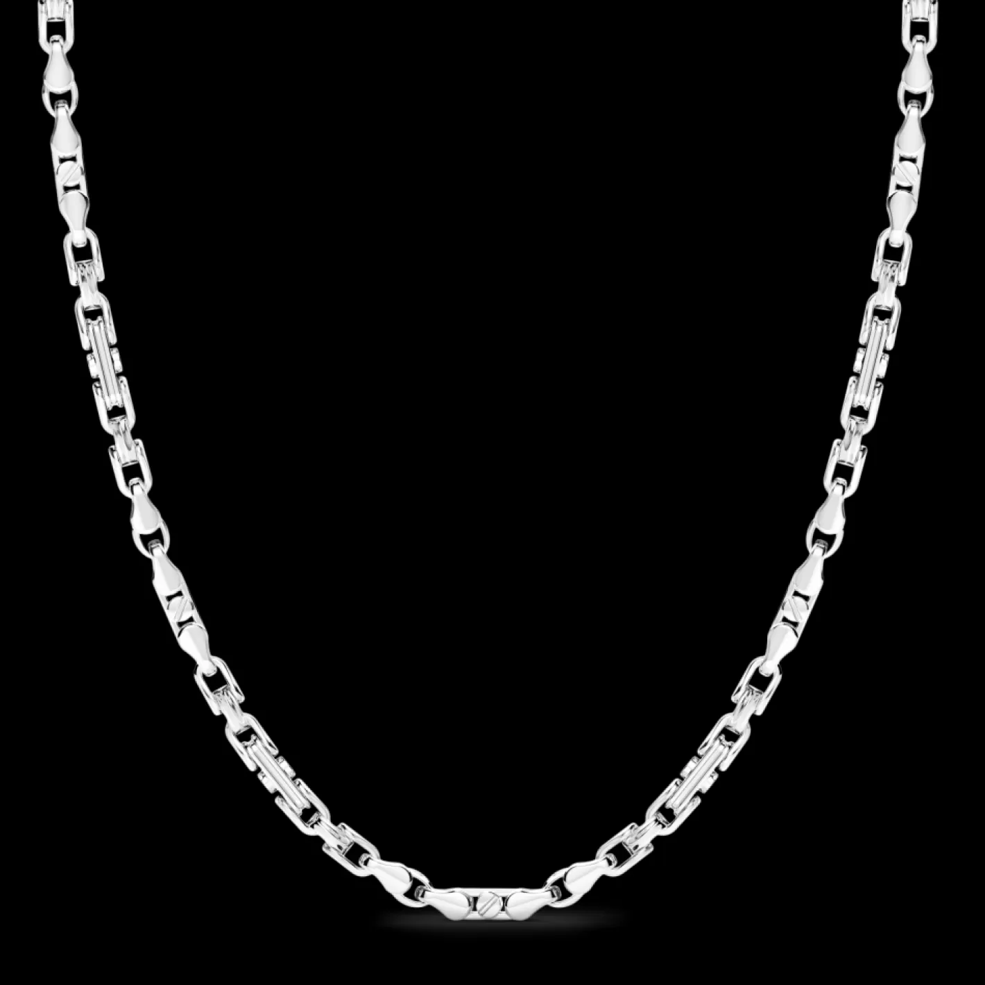 Zancan Gioielli Necklaces>Zancan Chain Necklace In Silver.