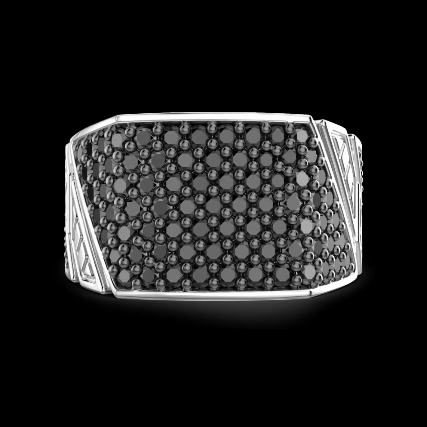 Zancan Gioielli Rings>Zancan Chevalier Ring In Sterling Silver With Stones.