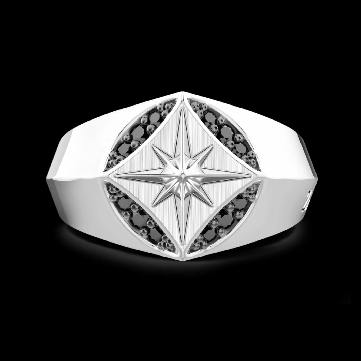 Zancan Gioielli Rings>Zancan Silver Chevalier Ring.