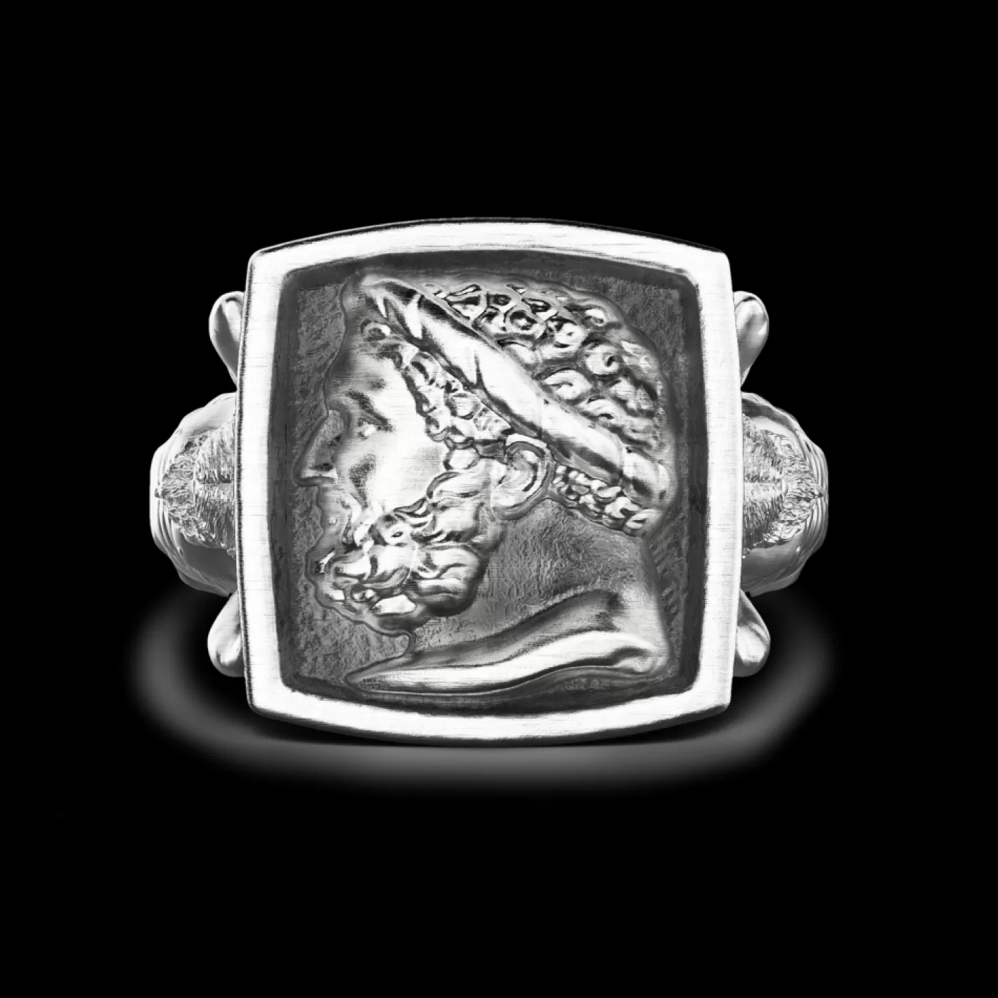 Zancan Gioielli Rings>Zancan Silver Ring With Adonis.