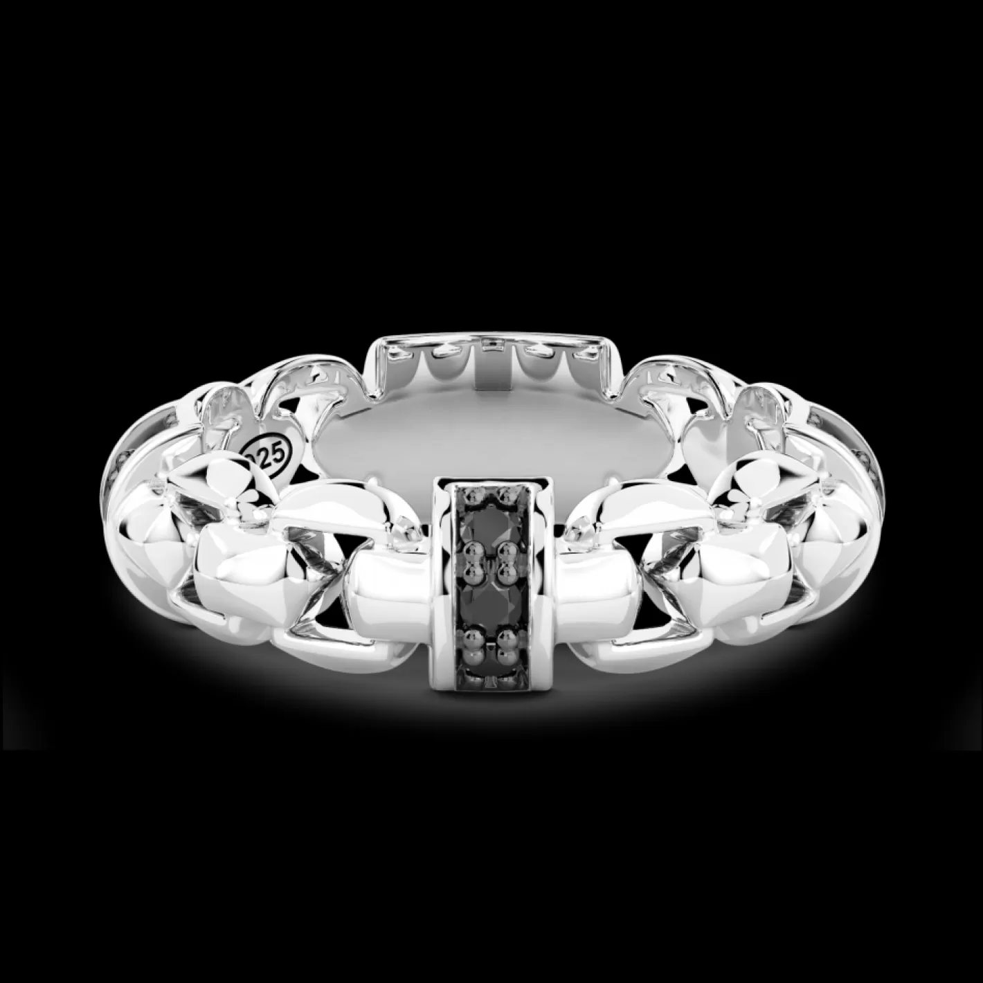 Zancan Gioielli Rings>Zancan Silver Ring With Natural Stones.