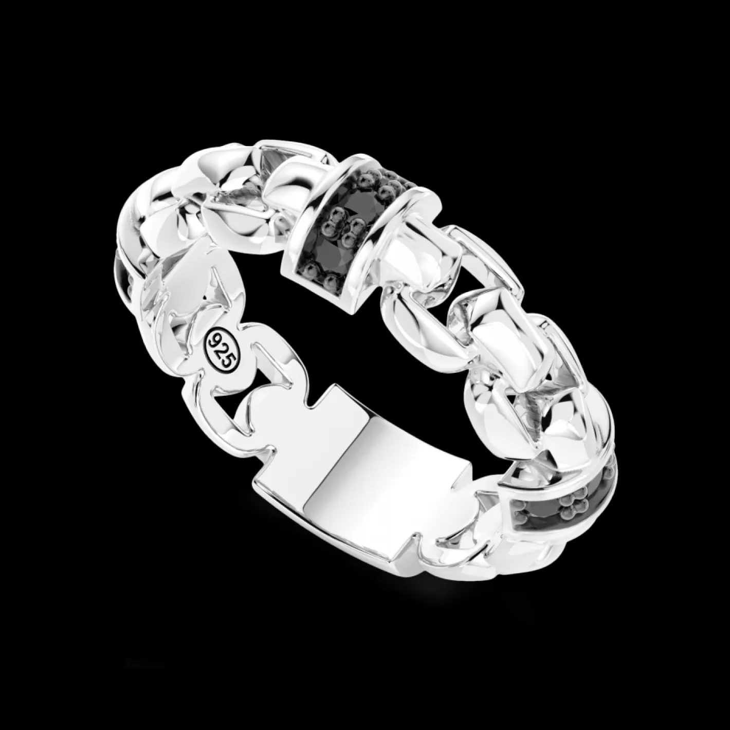 Zancan Gioielli Rings>Zancan Silver Ring With Natural Stones.