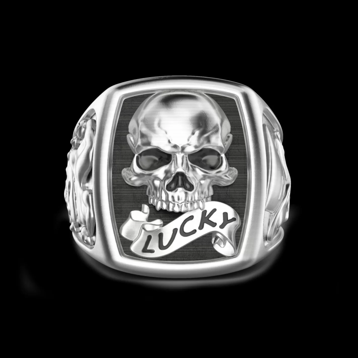 Zancan Gioielli Rings>Zancan Silver Ring With Skull