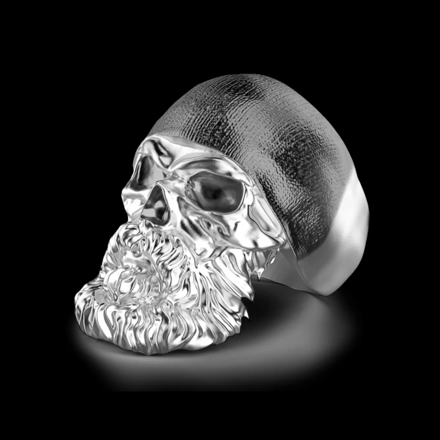 Zancan Gioielli Rings>Zancan Silver Ring With Skull.