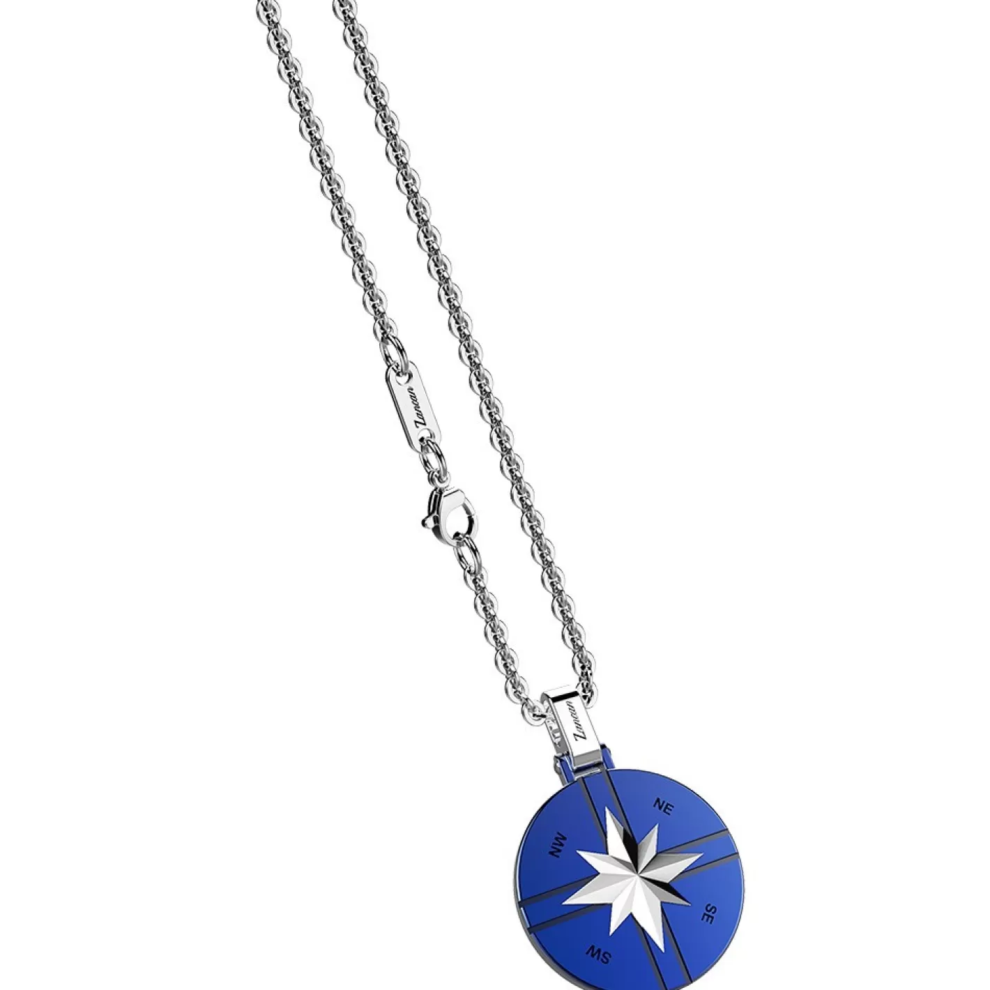 Zancan Gioielli Necklaces>Zancan Steel Necklace With Wind Rose.