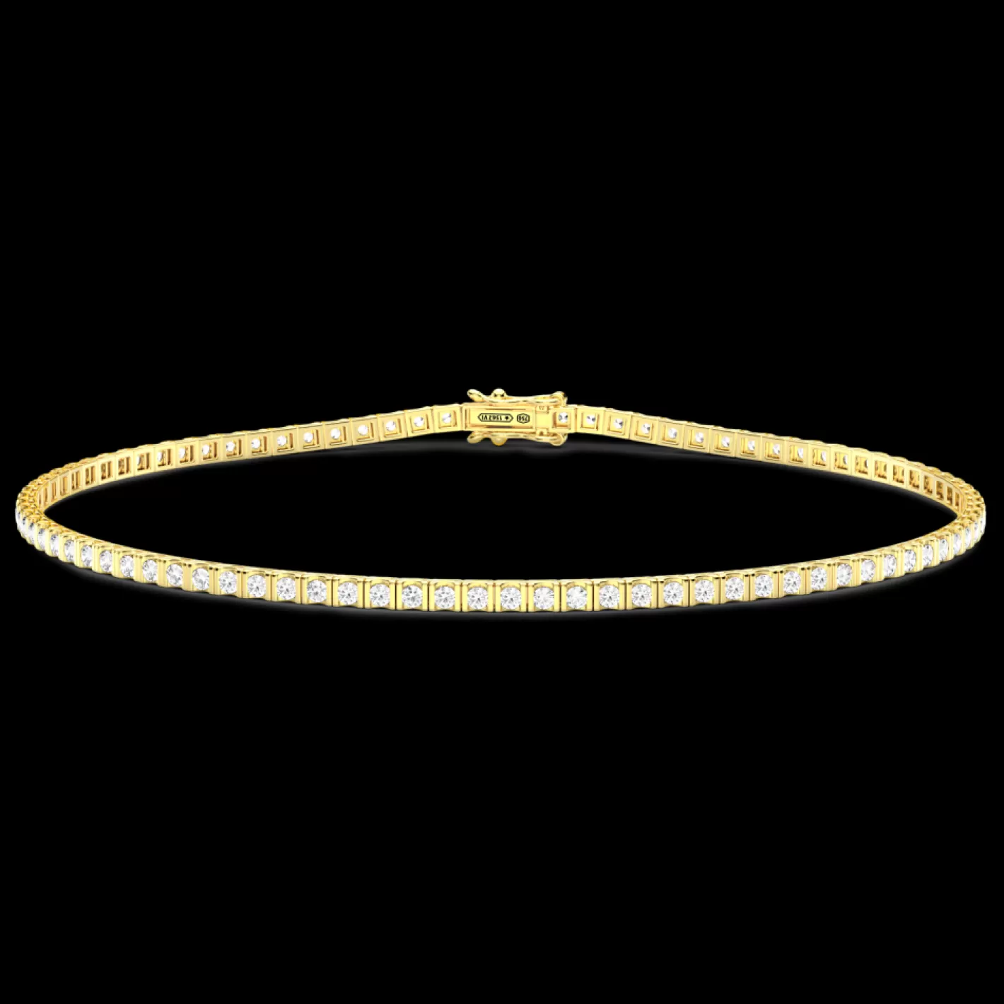 Zancan Gioielli Bracelets>Zancan Tennis Bracelet In 18K Gold And Diamonds.