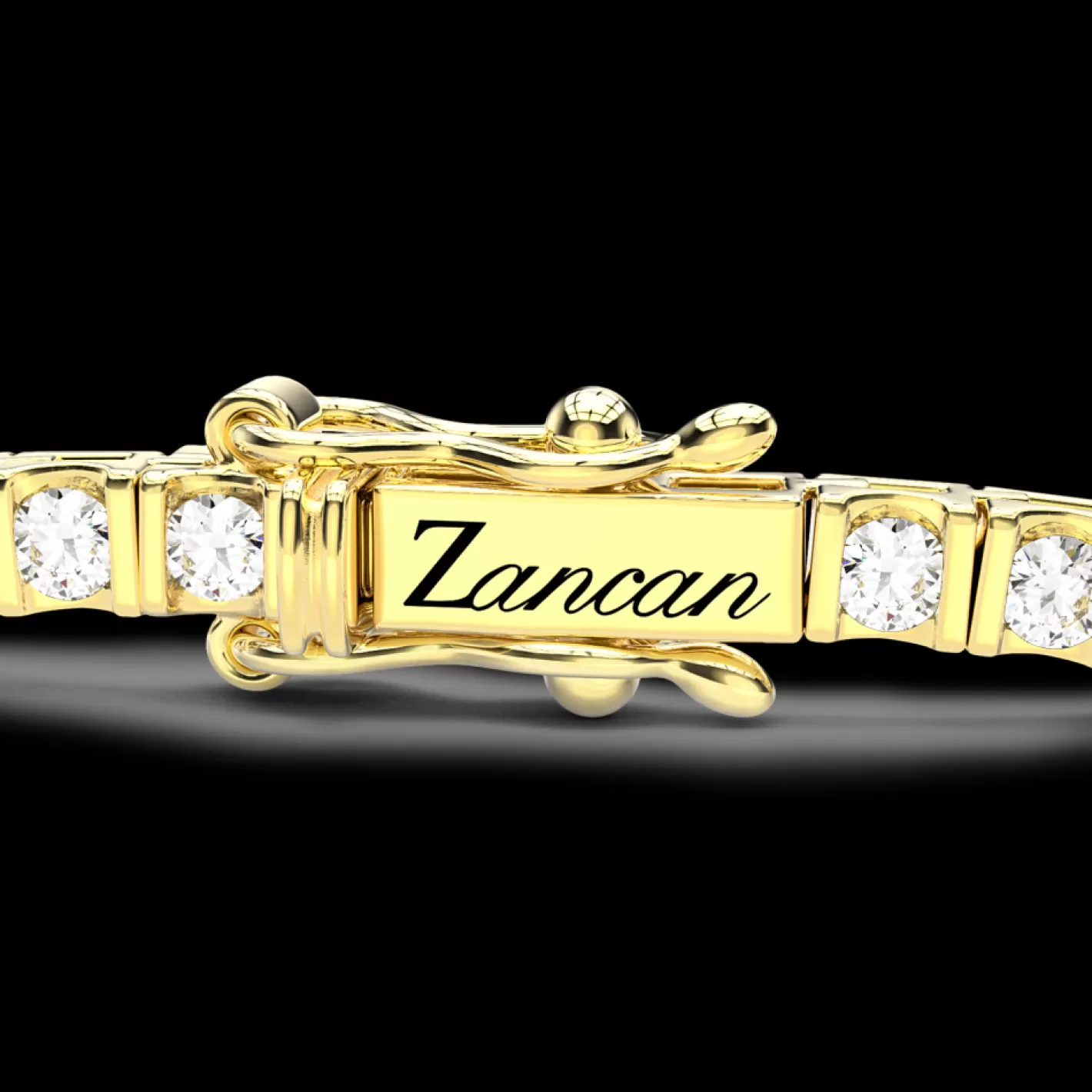 Zancan Gioielli Bracelets>Zancan Tennis Bracelet In 18K Gold And Diamonds.