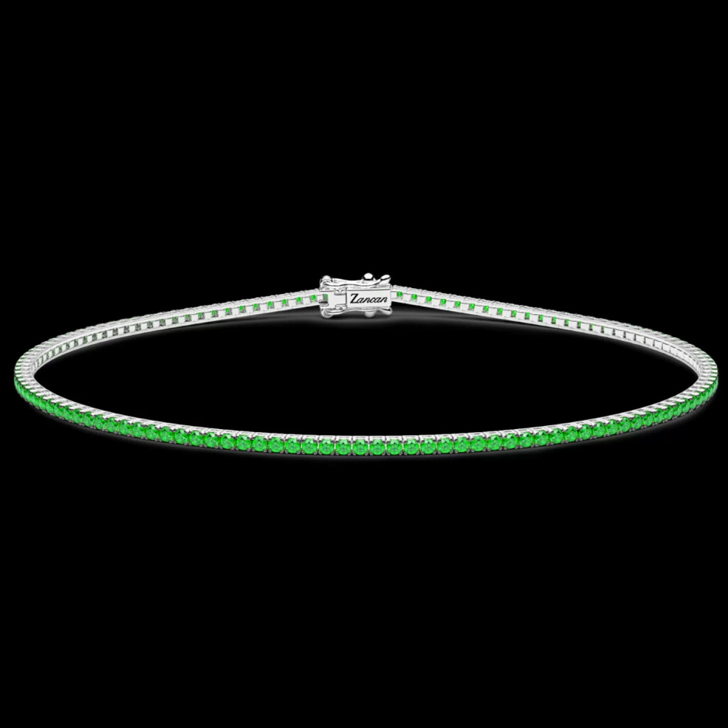 Zancan Gioielli Bracelets>Zancan Tennis Bracelet In 18Kt Gold And Emeralds.