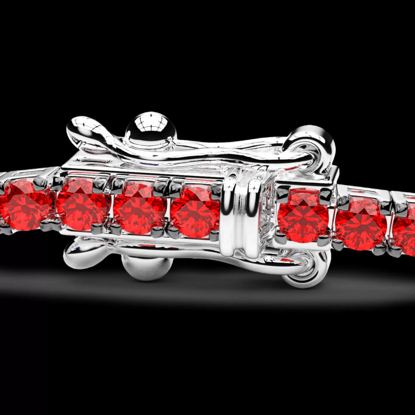 Zancan Gioielli Bracelets>Zancan Tennis Bracelet In 18Kt Gold And Rubies.