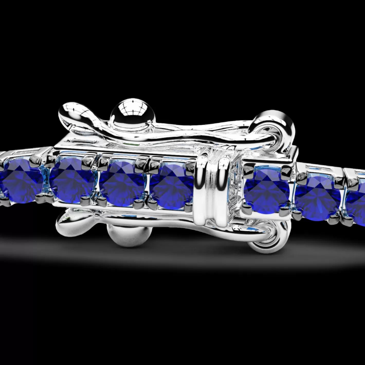 Zancan Gioielli Bracelets>Zancan Tennis Bracelet In 18Kt Gold And Sapphires.