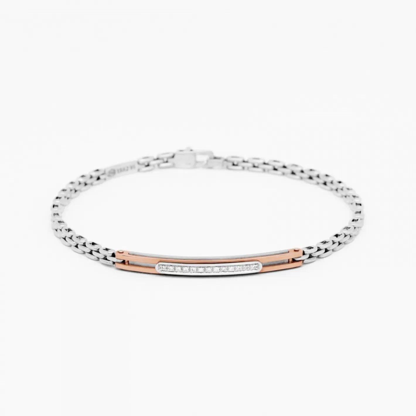 Zancan Gioielli Bracelets>Zancan White Gold Bracelet With Diamonds.