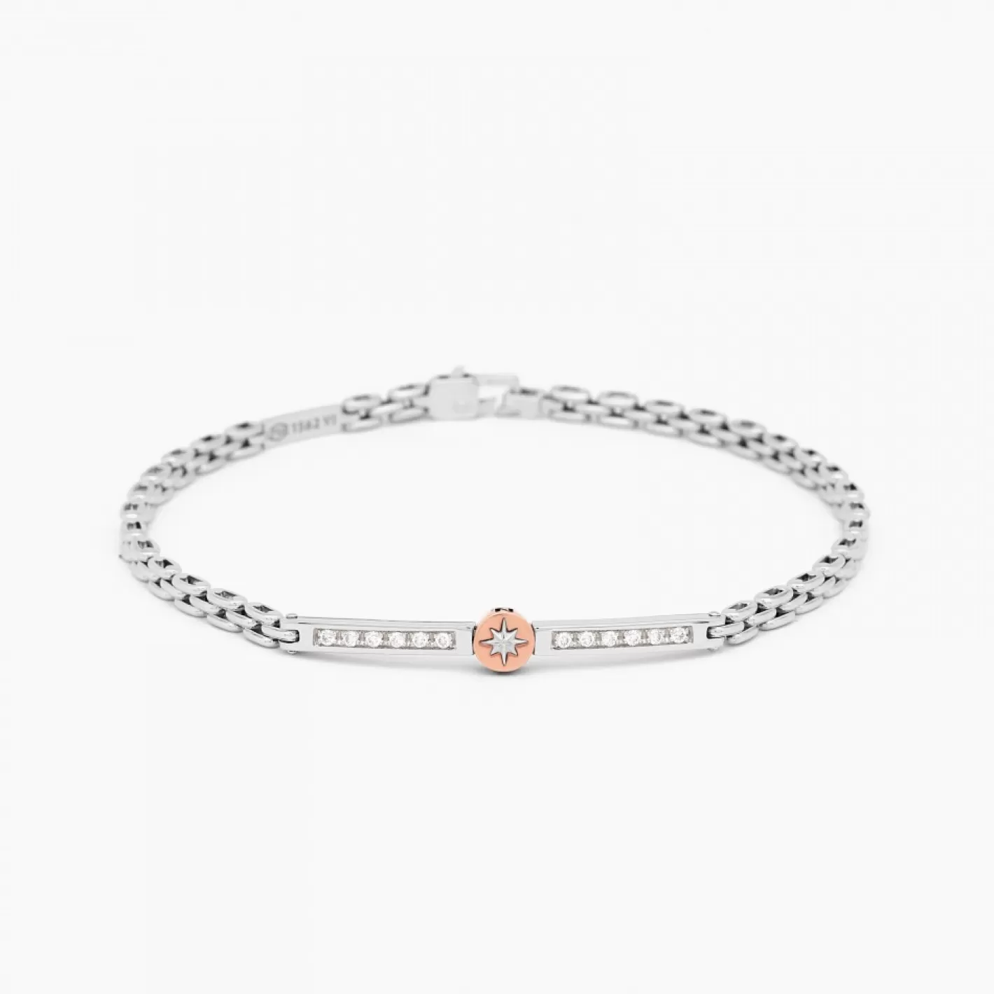 Zancan Gioielli Bracelets>Zancan White Gold Bracelet With Diamonds.