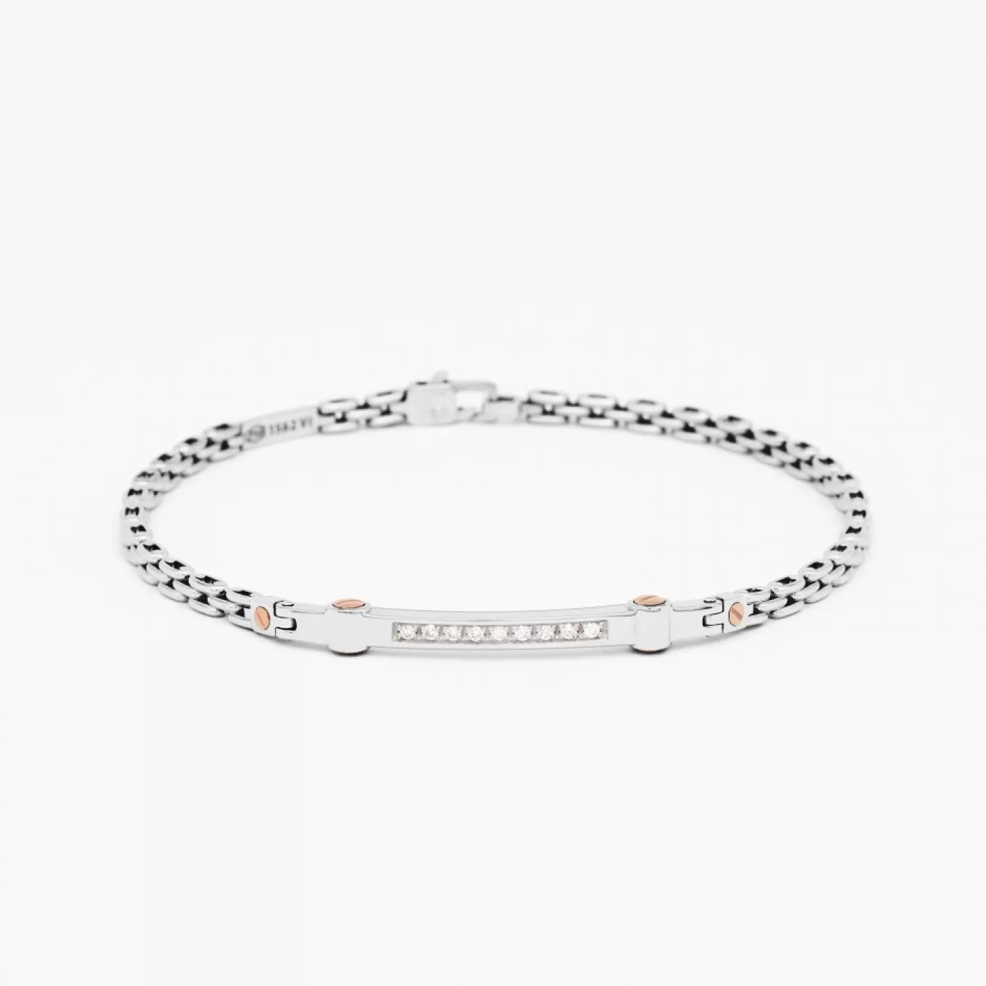 Zancan Gioielli Bracelets>Zancan White Gold Bracelet With Diamonds.