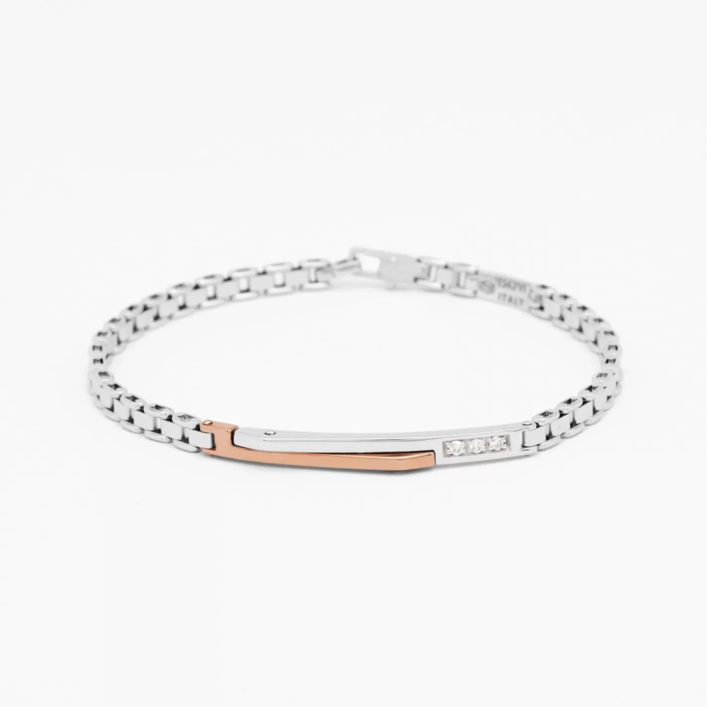 Zancan Gioielli Bracelets>Zancan White Gold Bracelet With Diamonds.