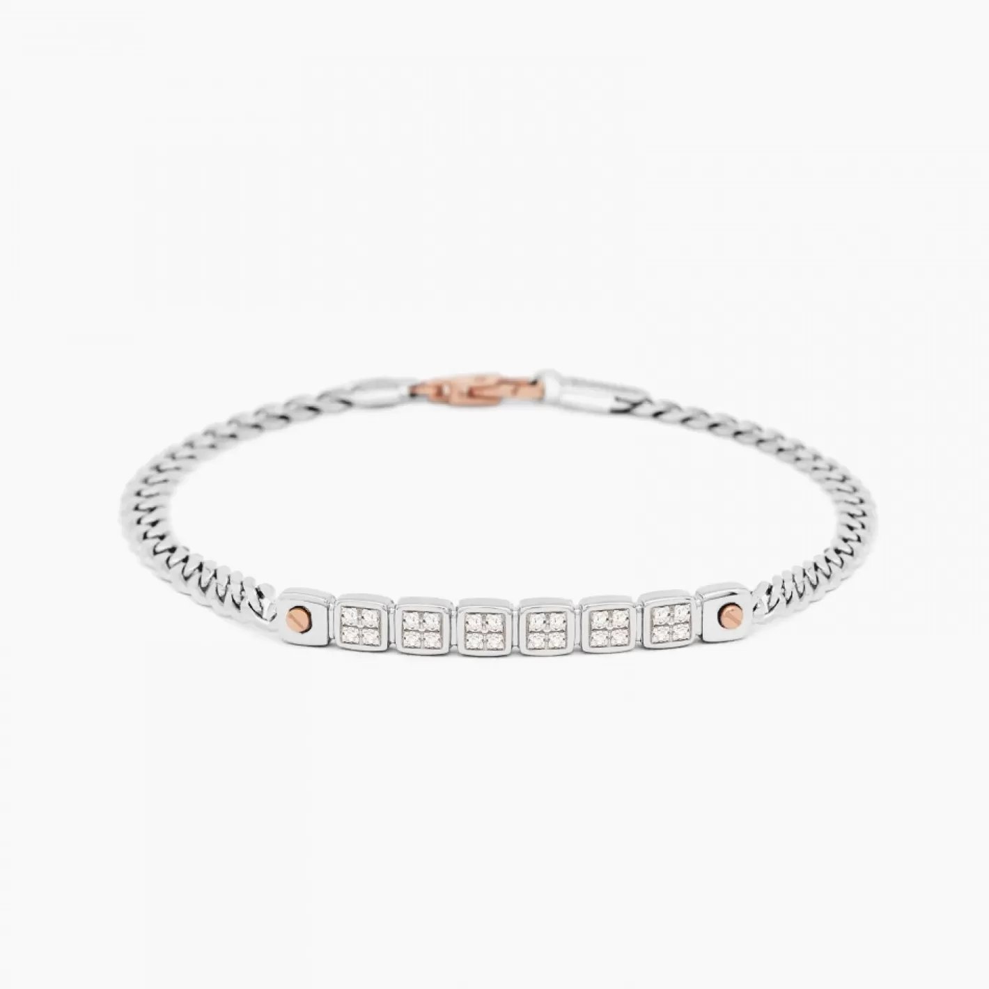 Zancan Gioielli Bracelets>Zancan White Gold Bracelet With Diamonds.