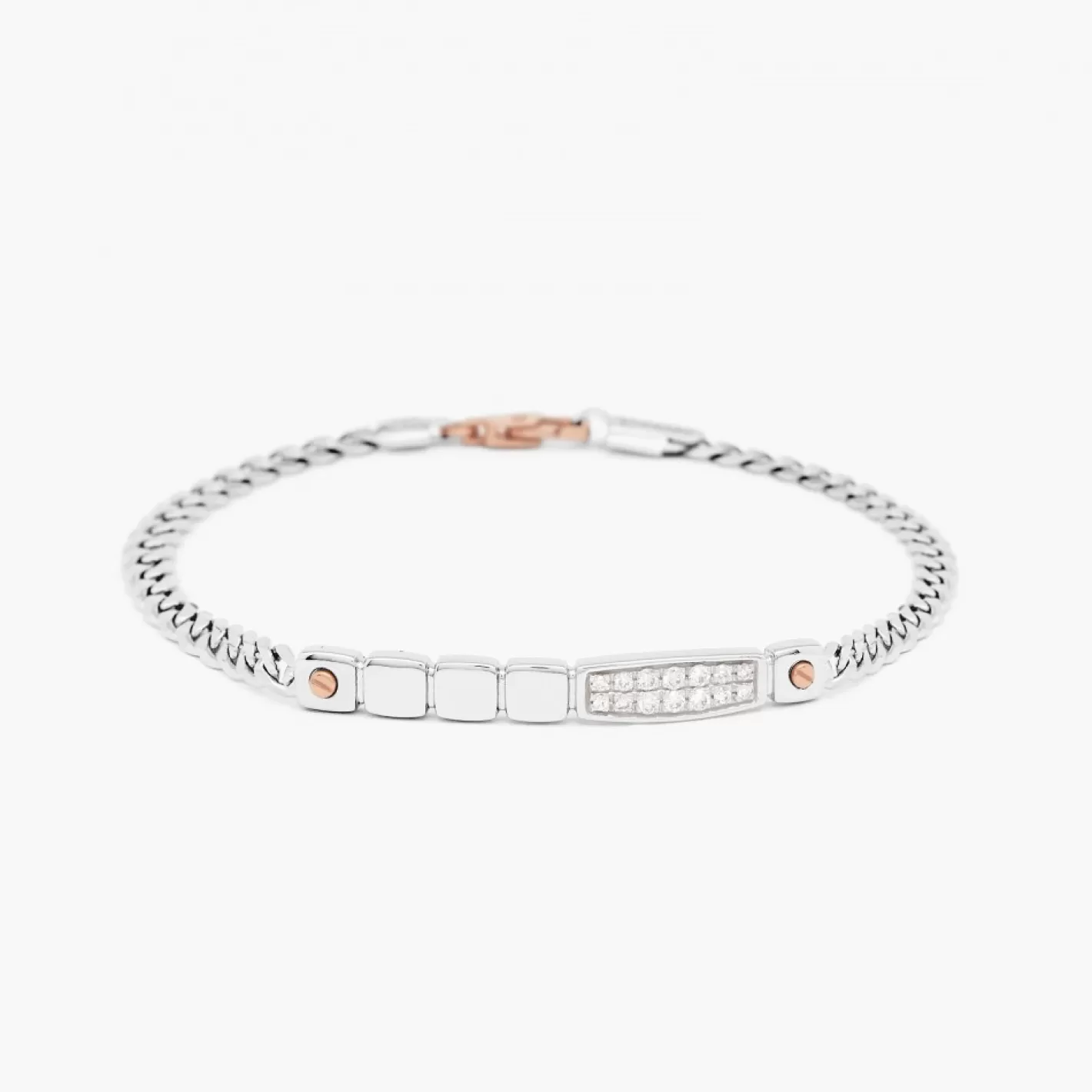 Zancan Gioielli Bracelets>Zancan White Gold Bracelet With Diamonds.