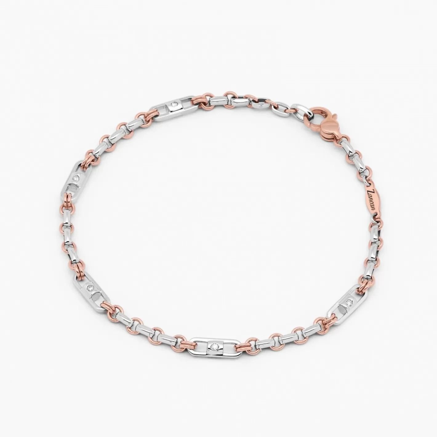 Zancan Gioielli Bracelets>Zancan White Gold Bracelet With Diamonds.