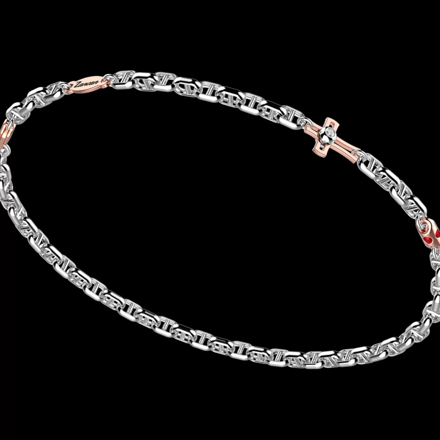 Zancan Gioielli Bracelets>Zancan White Gold Bracelet With Diamonds And Wind Rose.