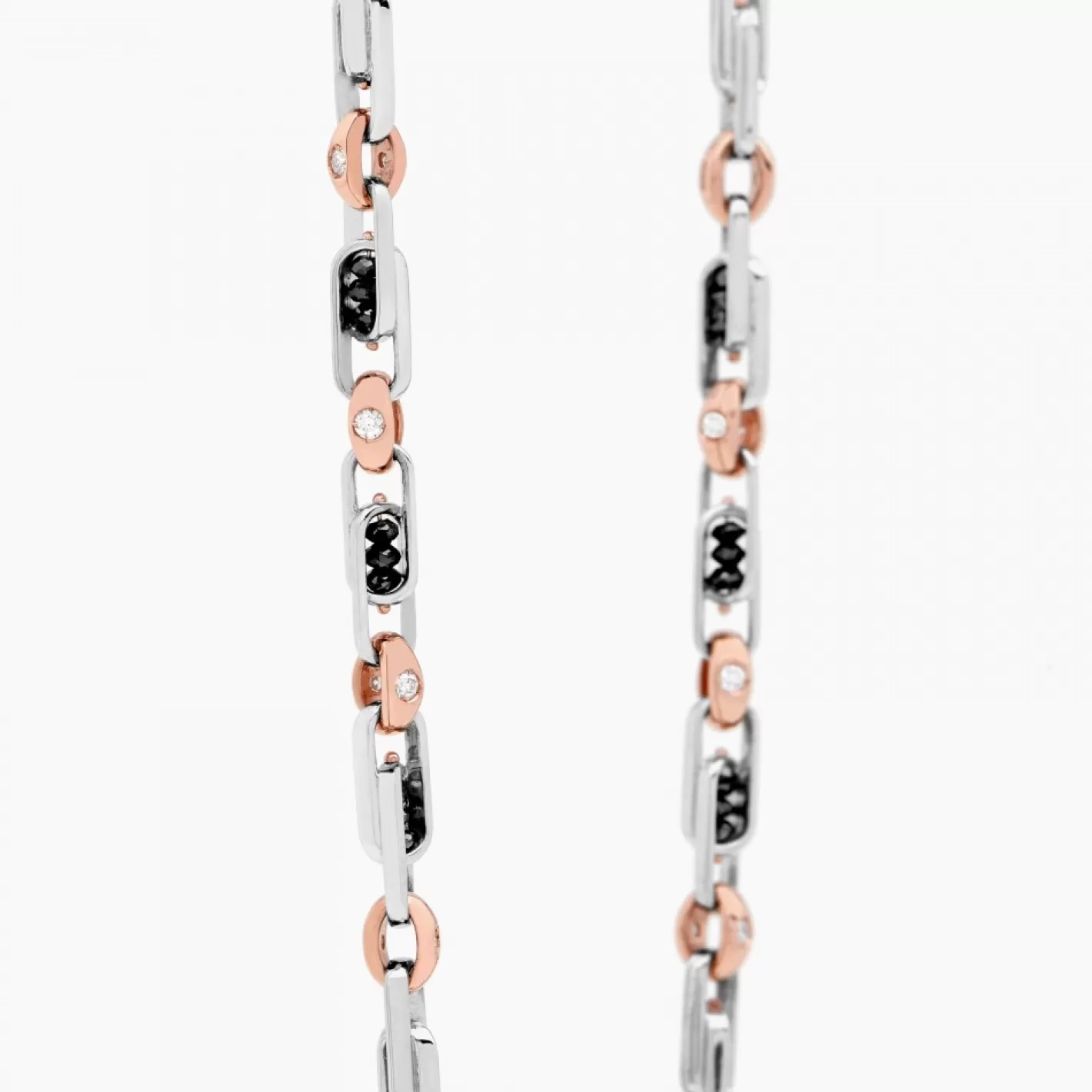 Zancan Gioielli Necklaces>Zancan White Gold Necklace With Diamonds.