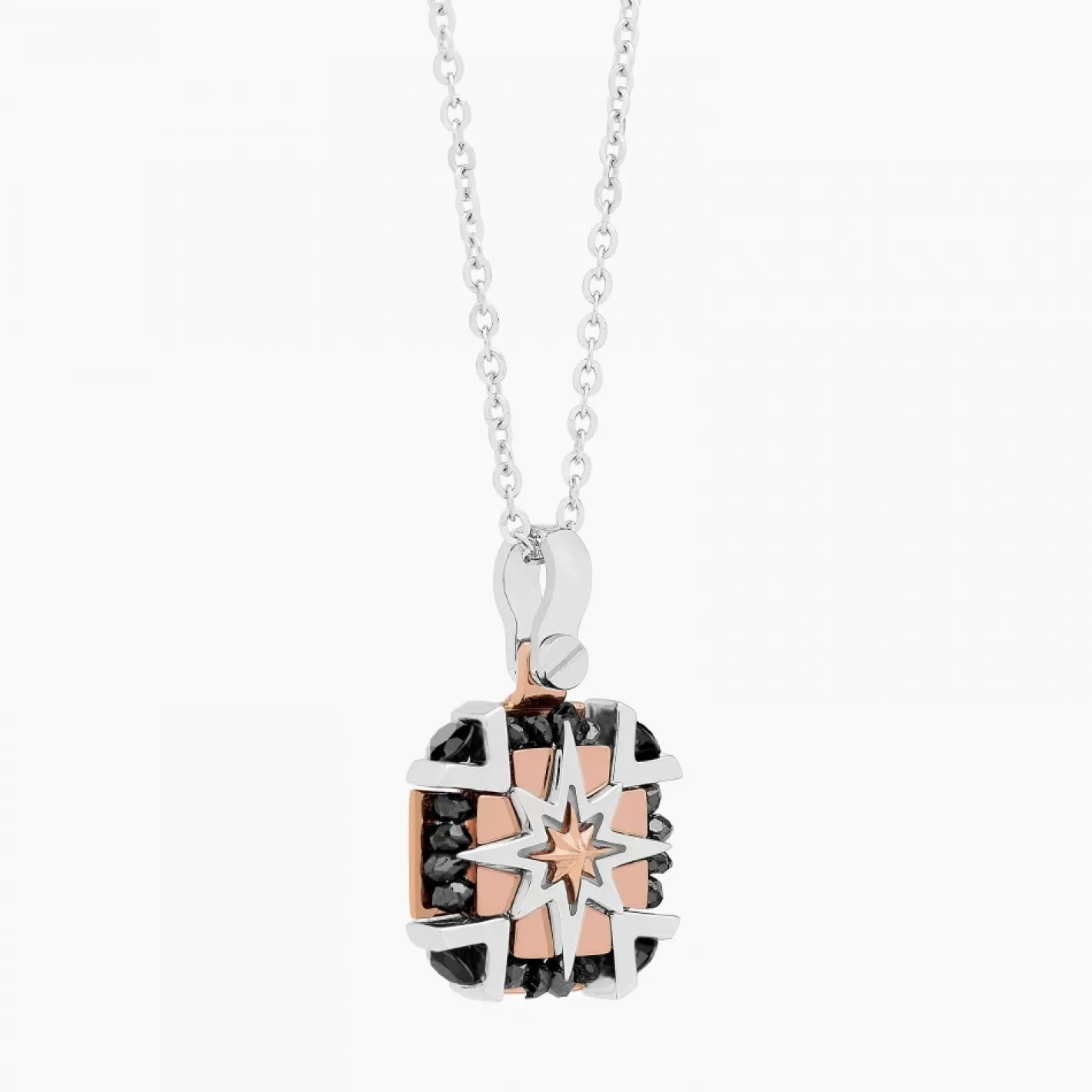 Zancan Gioielli Necklaces>Zancan White Gold Necklace With Iconic Wind Rose.