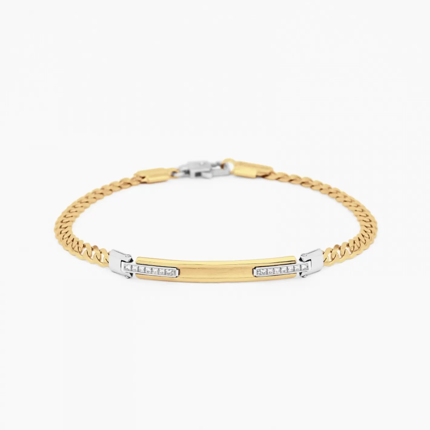 Zancan Gioielli Bracelets>Zancan Yellow Gold Bracelet With Diamonds.