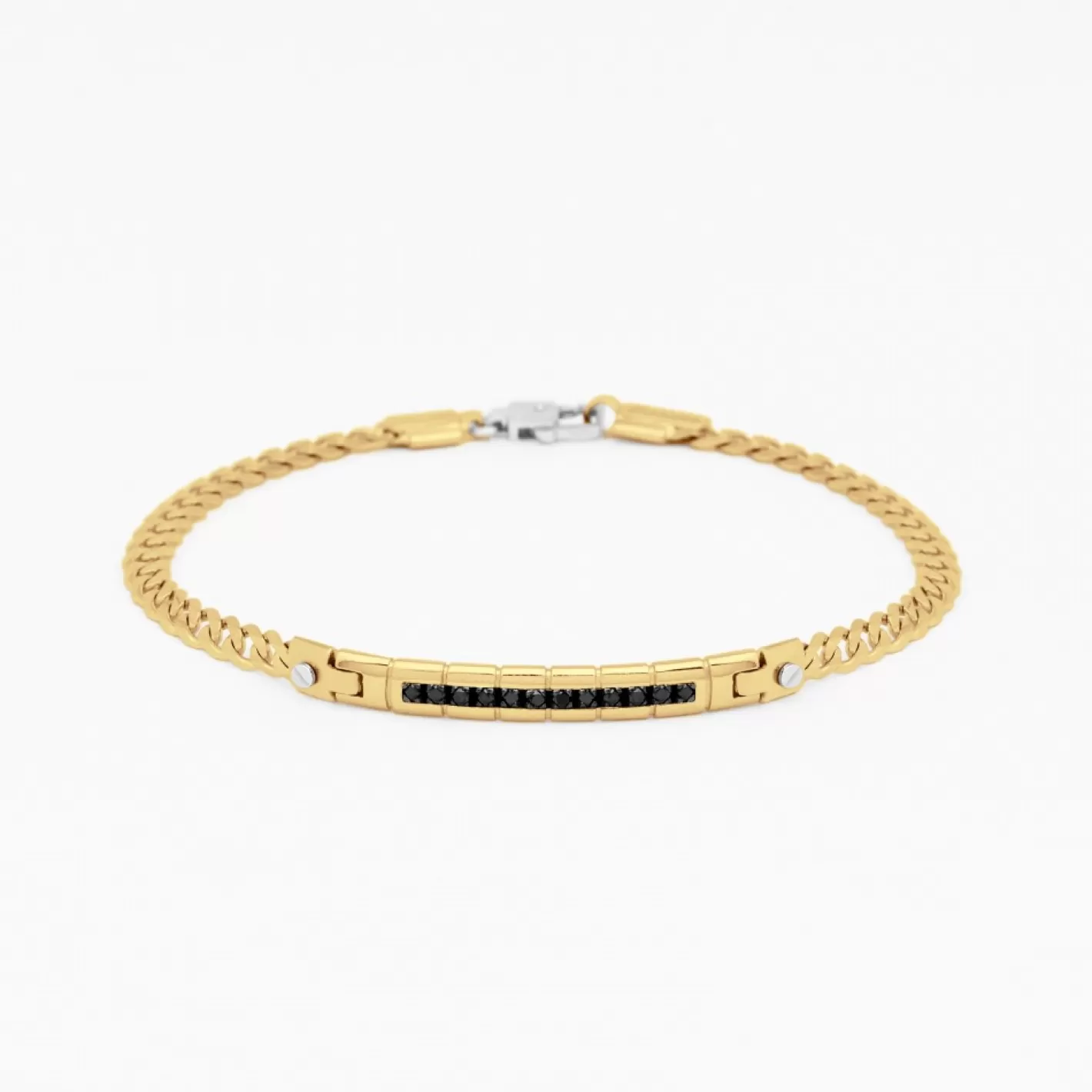 Zancan Gioielli Bracelets>Zancan Yellow Gold Bracelet With Diamonds.