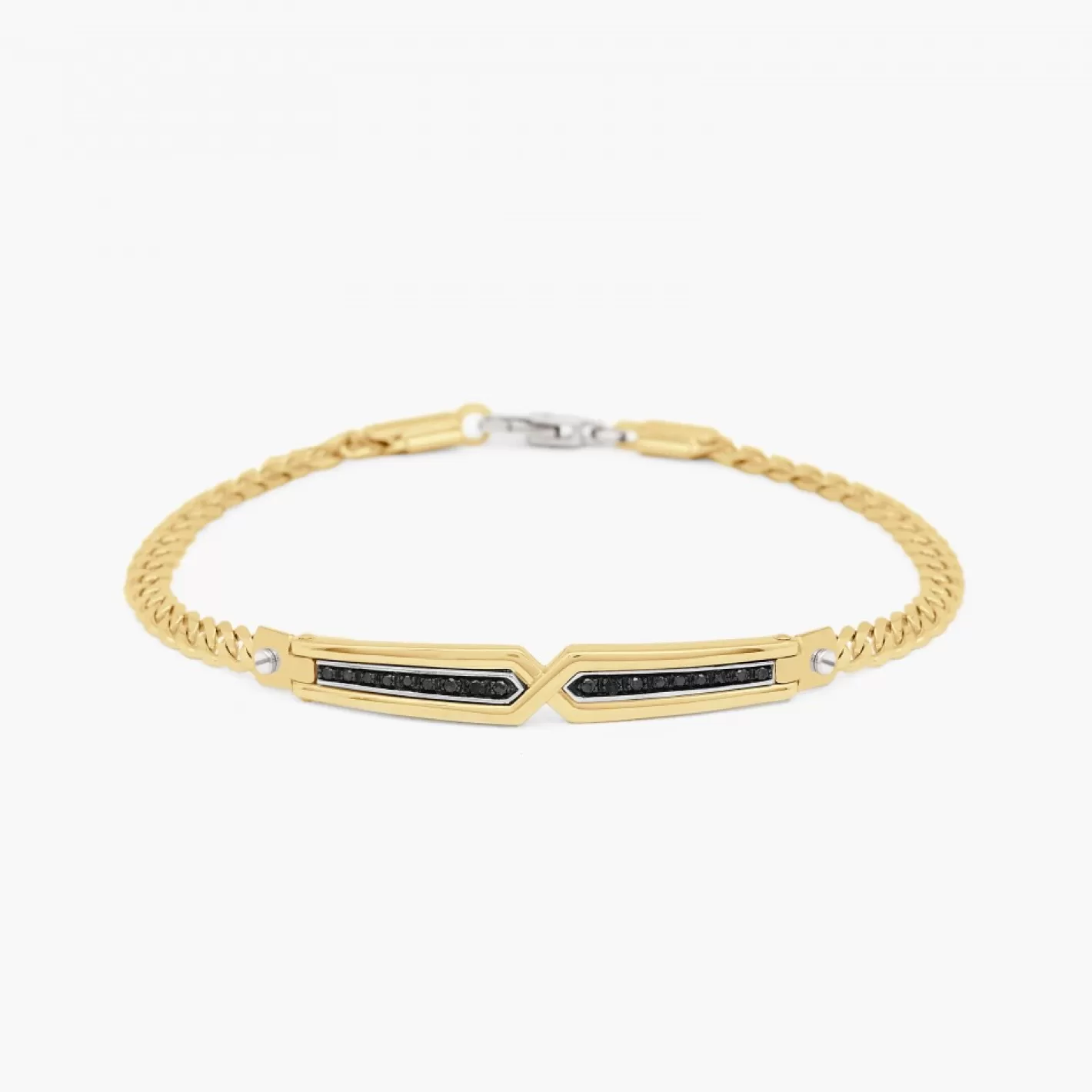 Zancan Gioielli Bracelets>Zancan Yellow Gold Bracelet With Diamonds.