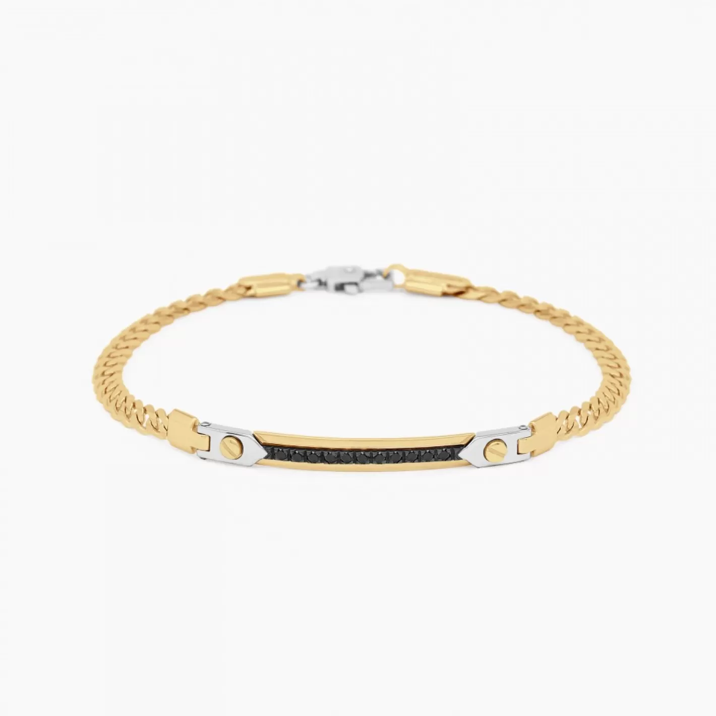 Zancan Gioielli Bracelets>Zancan Yellow Gold Bracelet With Diamonds.