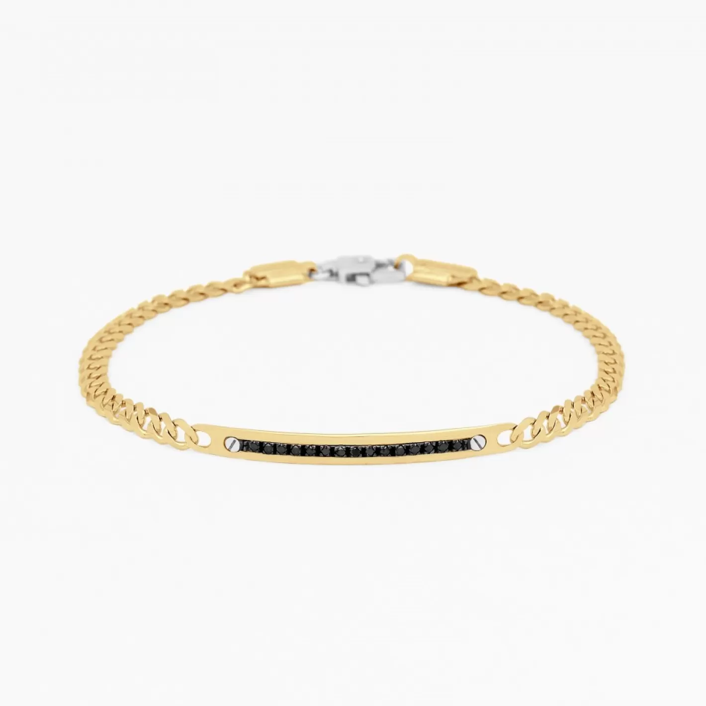 Zancan Gioielli Bracelets>Zancan Yellow Gold Bracelet With Diamonds.