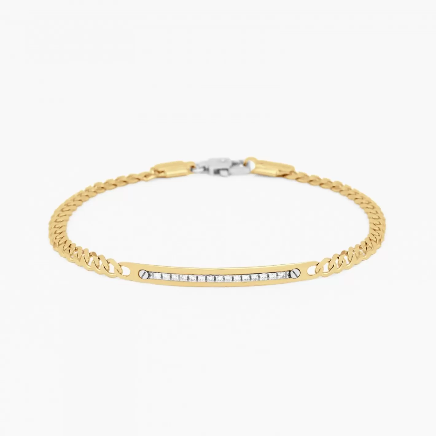 Zancan Gioielli Bracelets>Zancan Yellow Gold Bracelet With Diamonds.