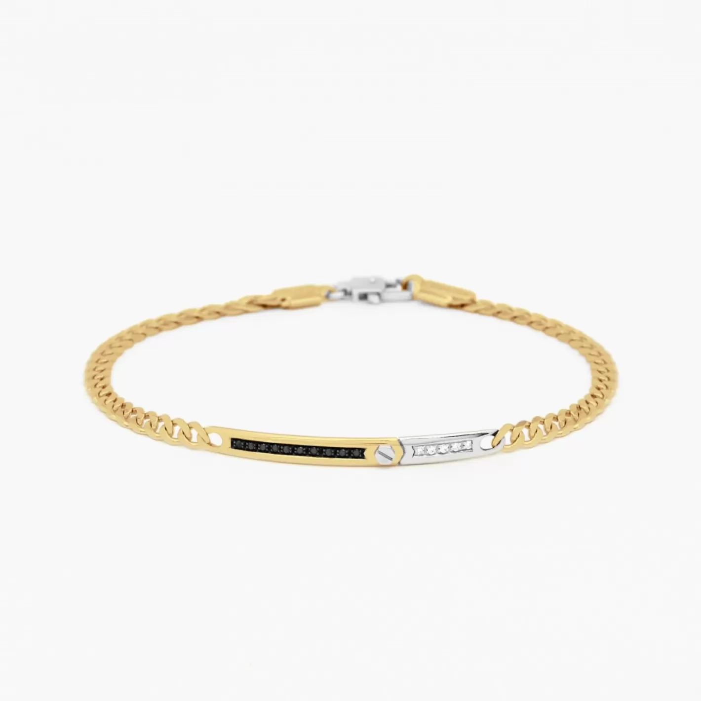 Zancan Gioielli Bracelets>Zancan Yellow Gold Bracelet With Diamonds.