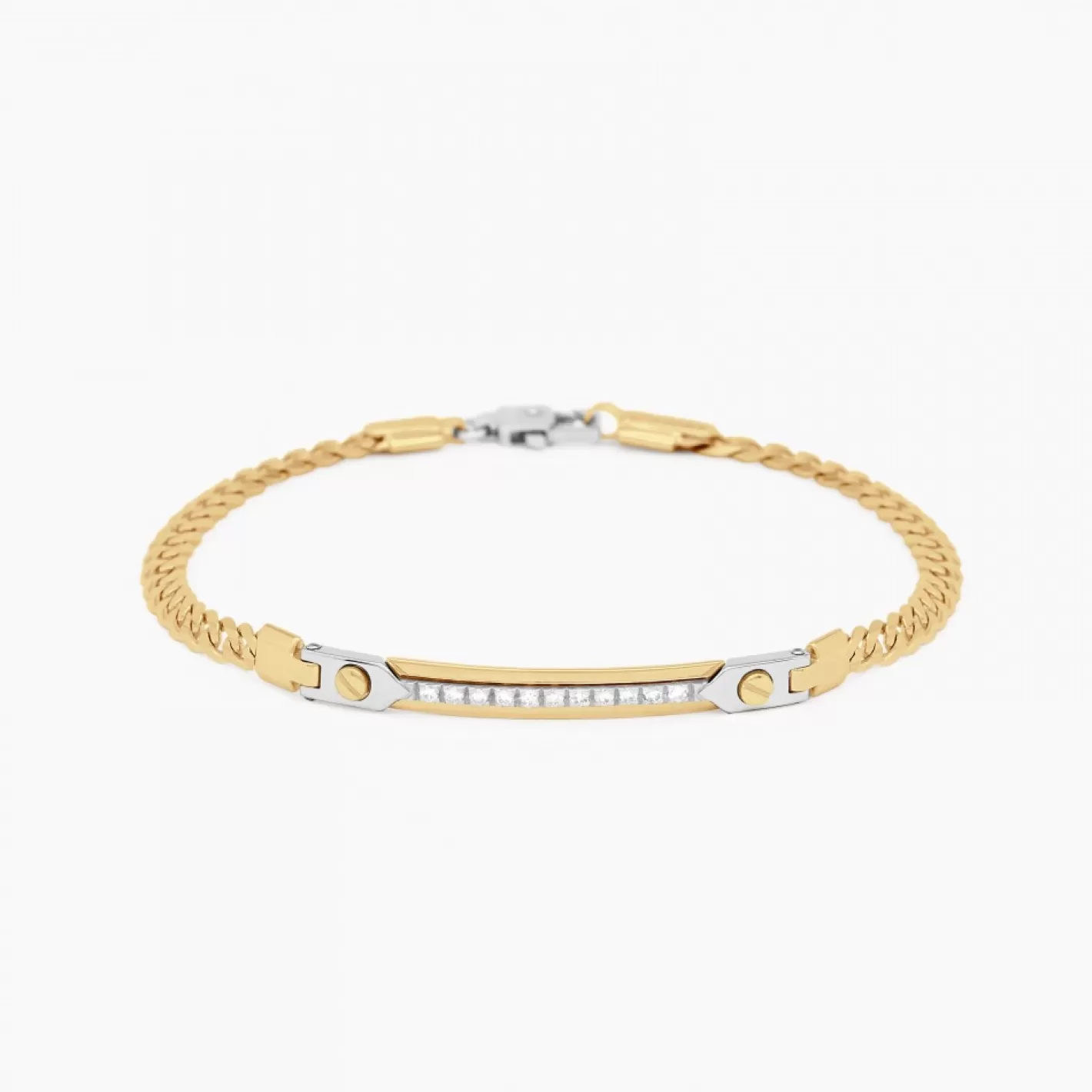 Zancan Gioielli Bracelets>Zancan Yellow Gold Bracelet With Diamonds.