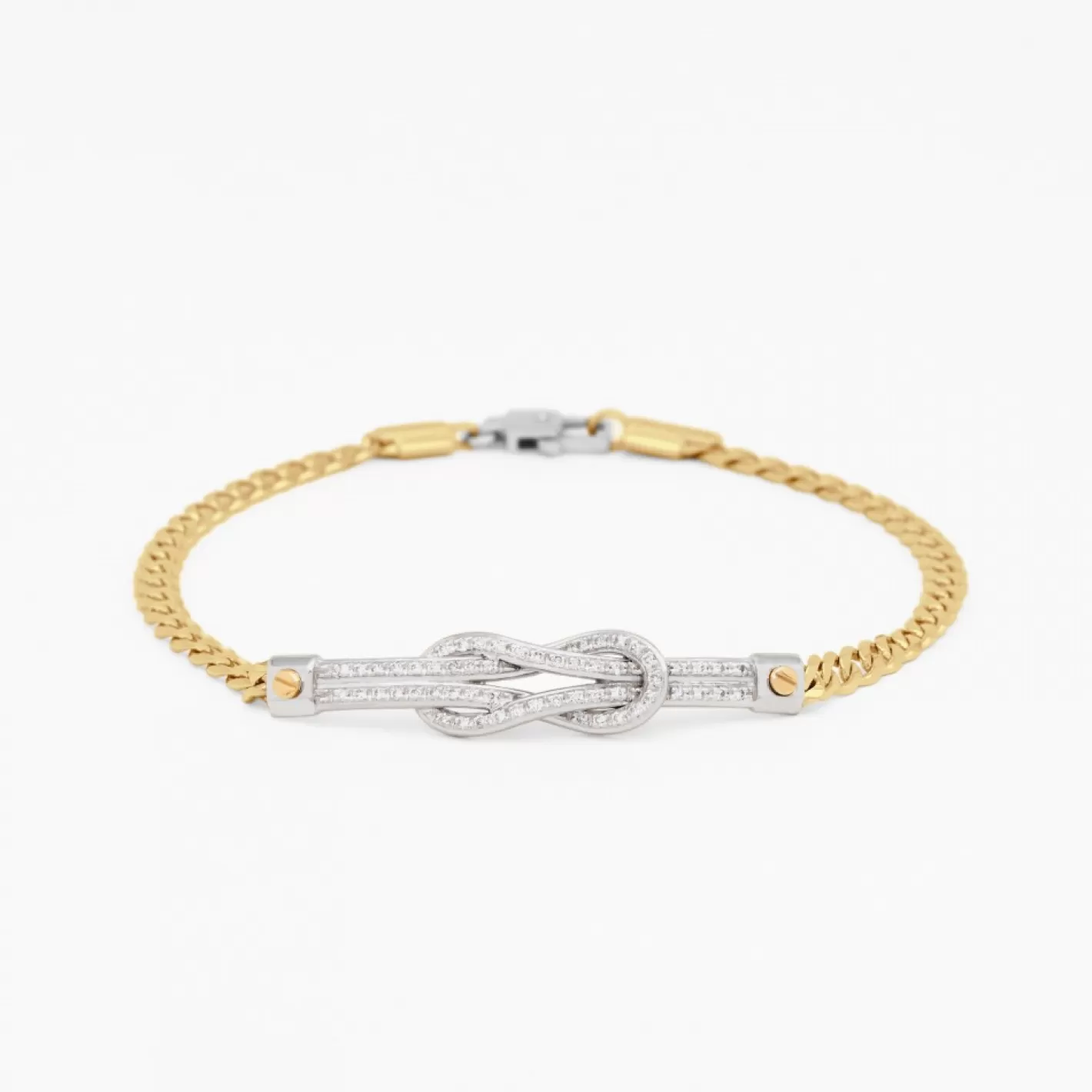 Zancan Gioielli Bracelets>Zancan Yellow Gold Bracelet With Diamonds.